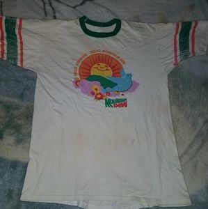 Vintage 1970s Mountain Dew women's tshirt